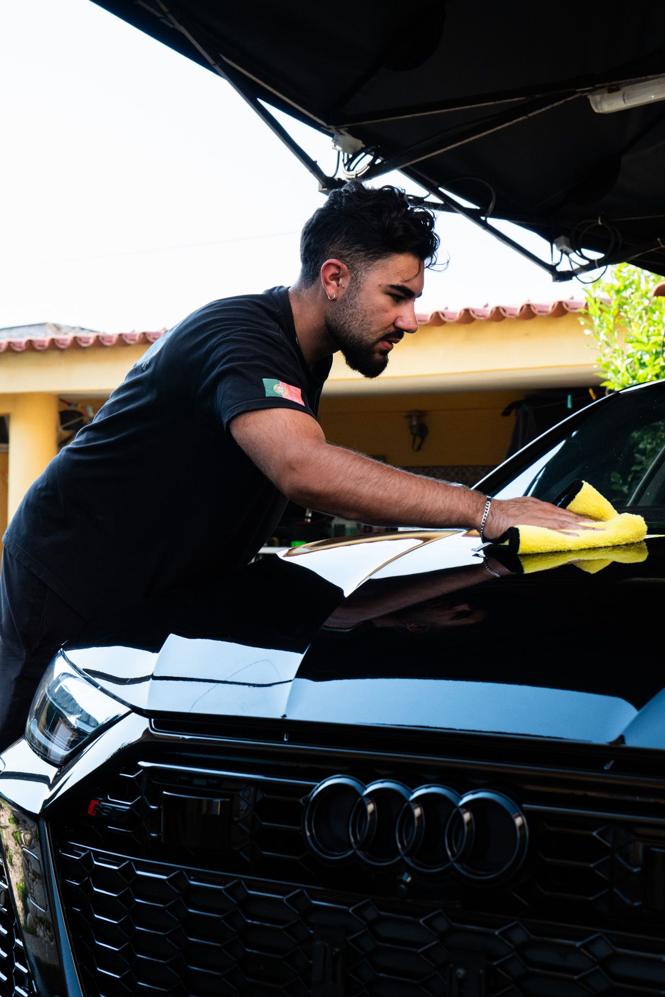 Fábio a trabalhar no Audi